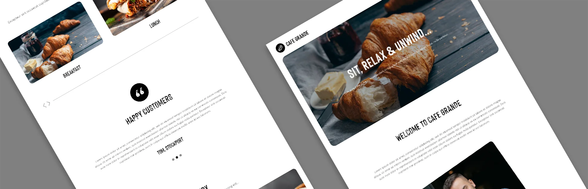 Relaxed web design template