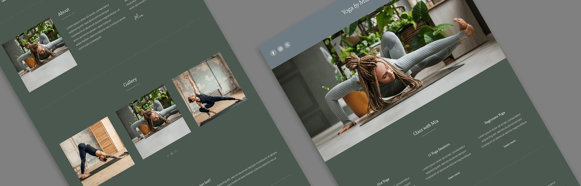 ohemian web design template