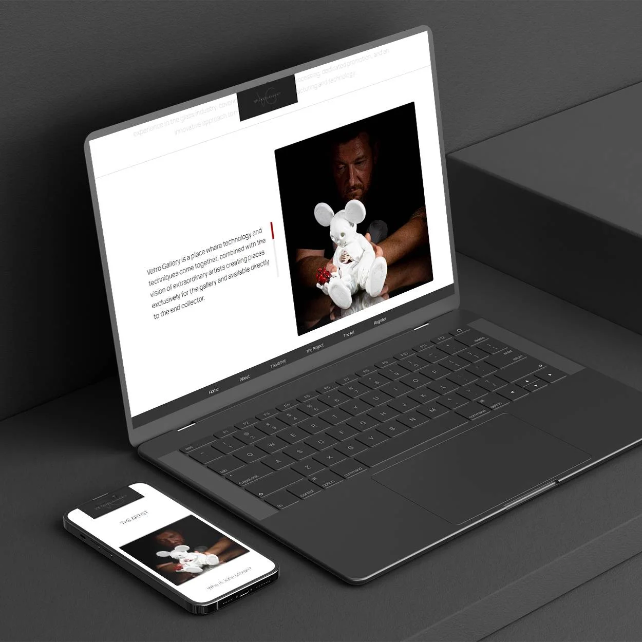 Vetro Galley Website & Branding